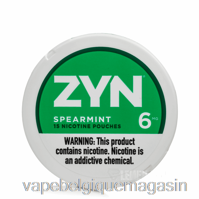 Sachets De Nicotine Vape Juice Zyn - Menthe Verte 6mg